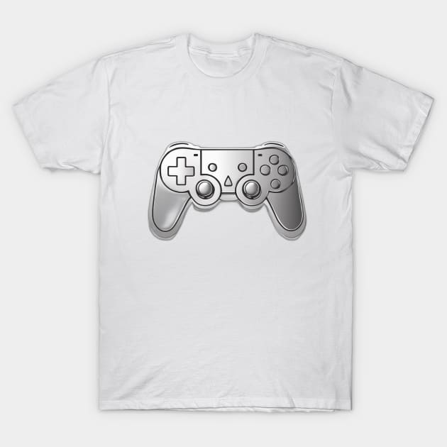 Shiny Game Controller Emblem No. 556 T-Shirt by cornelliusy